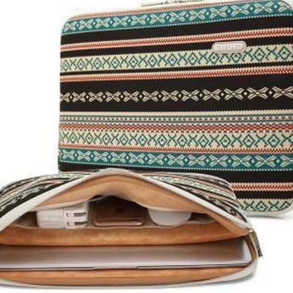 Kayond Laptop Sleeve 14” with Boho Southwestern Design Polyester XC Waterproof